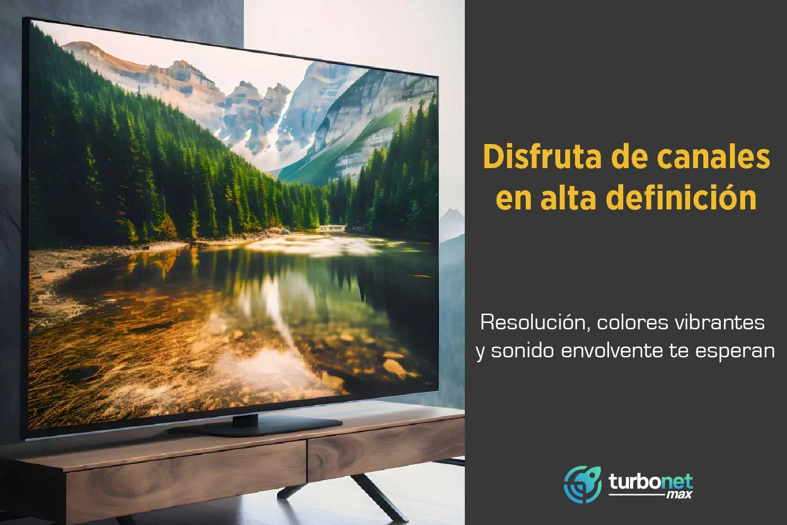 Disfruta de canales en alta definición HD en TV por Cable